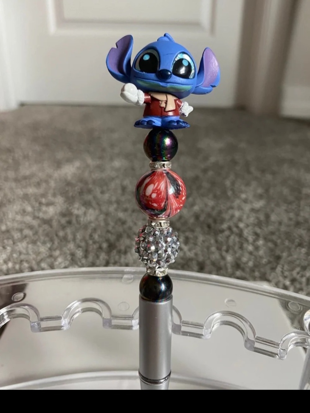 Disney Doorables Stitch beaded pen
